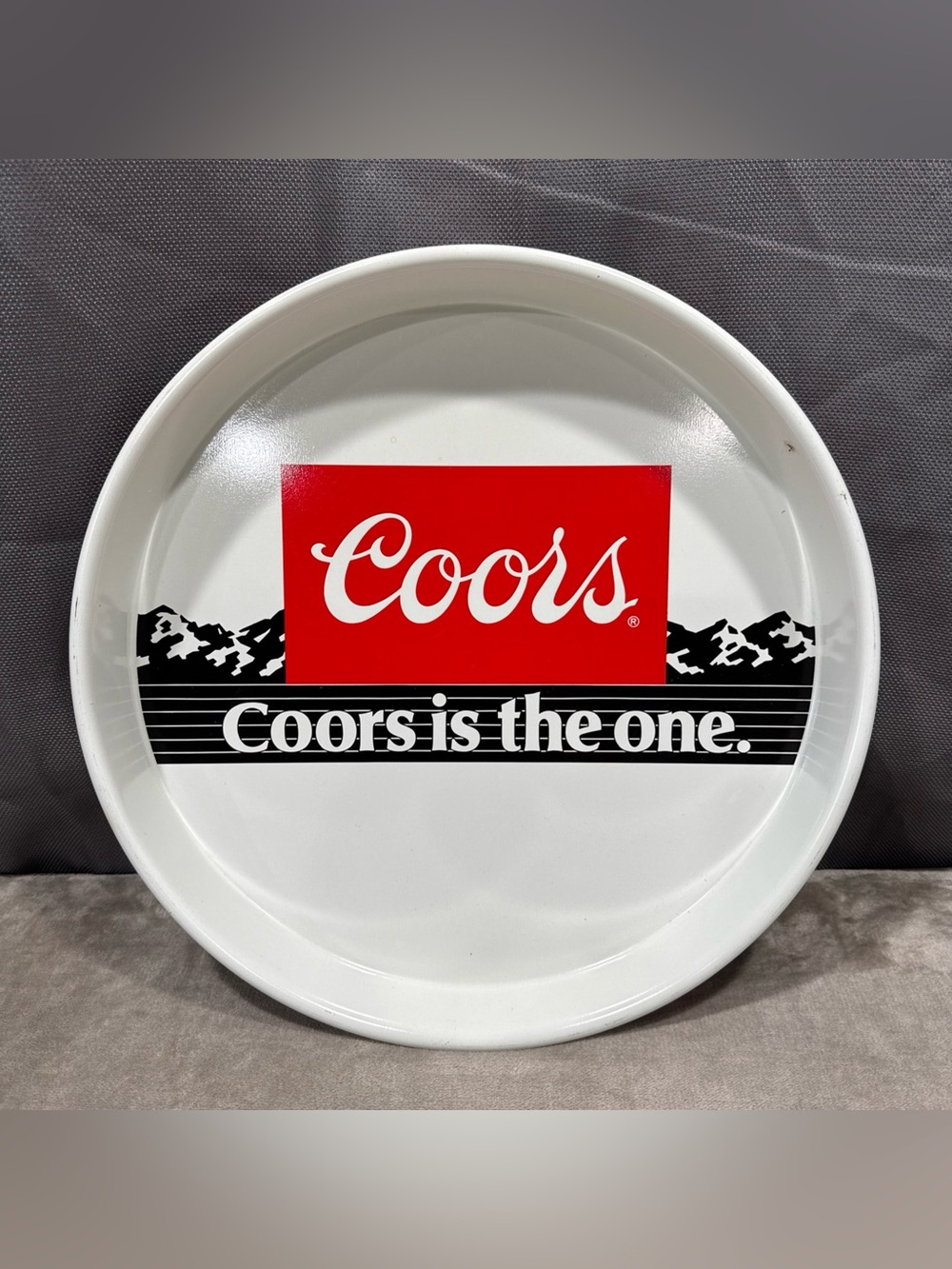 Vintage 13” Coors Metal Serving Tray 1985